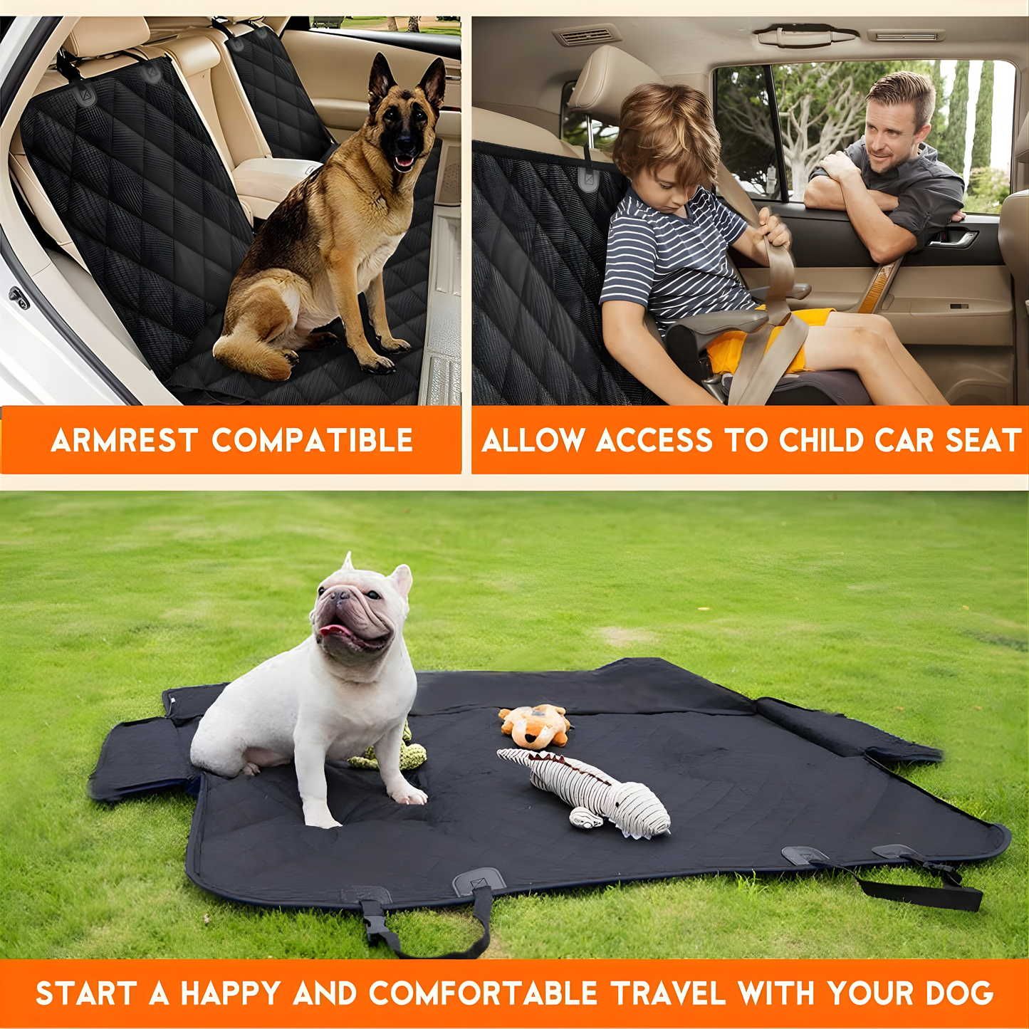 Waterproof Dog Car Seat Cover